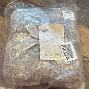 Barefoot Dreams CozyChic Heathered Gray Blanket